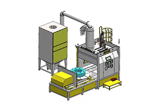 模具轉盤噴砂機07